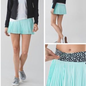Blue Lulu Lemon tennis skirt